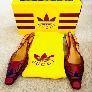 Gucci X Addidas pumps NWT 38